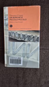 Il mio libro della settimana: “Un borghese piccolo piccolo” di Vincenzo Cerami